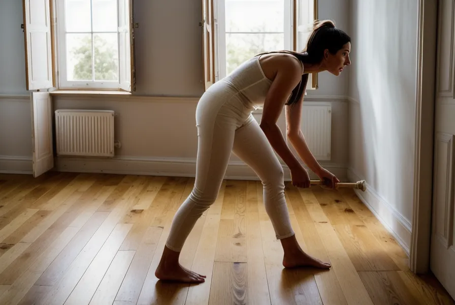 Mesure d'un cadre de porte lors d'une rénovation d'appartement