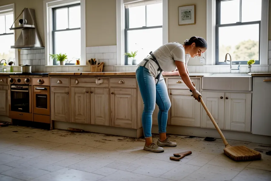 Échec de peinture sur carrelage de cuisine sans dégraissage préalable